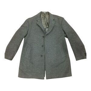 Saks Fifth Avenue Charcoal Wool Coat